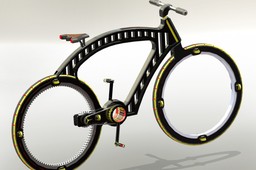 Fixed wheel Hubless bicycle