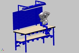 Harley Davidson Motor Fixture