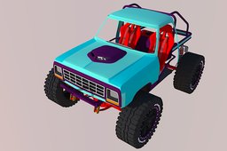 First gen Dodge truggy rock crawler