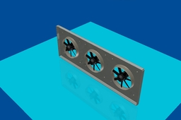 frame with fans