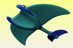 Pool Manta - it "flies" underwater