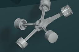 Radial Engine assembly 