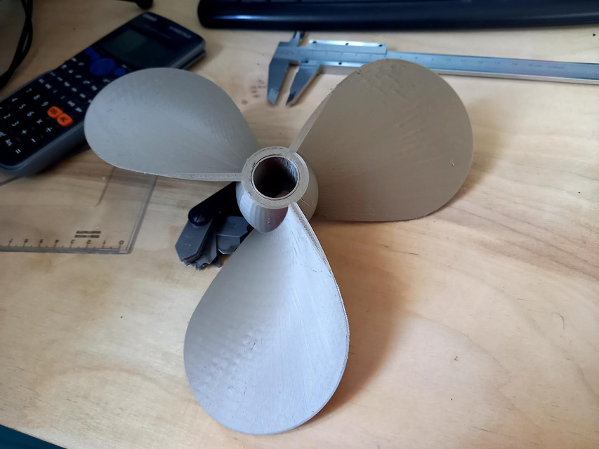 Propeller for boat/fan 3D CAD Model Library GrabCAD