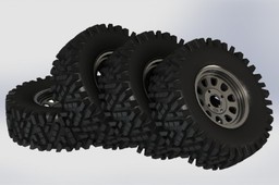 25x8x12 ATV WHEEL