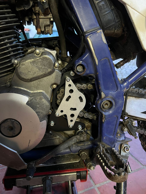 DR 650 Case Saver and Sprocket Cover 3D CAD Model Library GrabCAD
