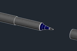Blue uni-ball Pen