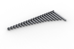 Hexagon head screw ISO 4017 (DIN 933)