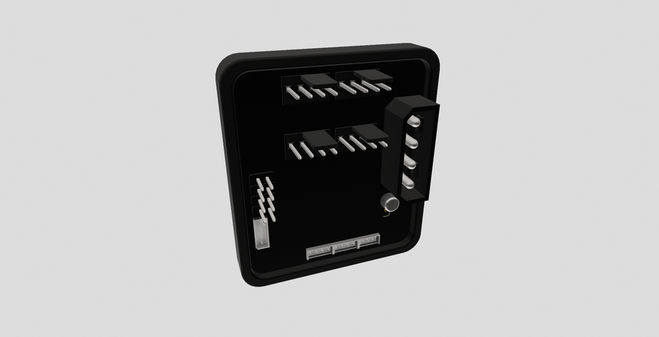 Aquacomputer QUADRO fan controller for PWM fans | 3D CAD