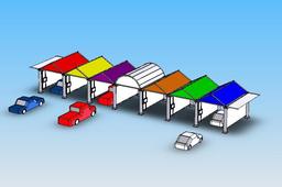 Carwash Mall - Tarp and Tube (Architectural Concept)