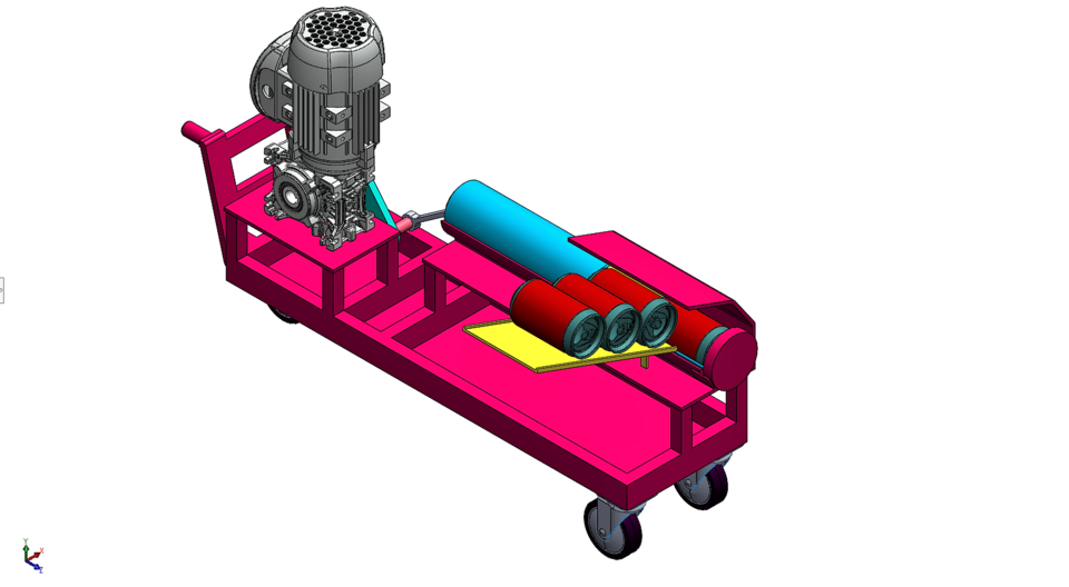 Portable Can Crusher Machine 3D CAD Model Library GrabCAD