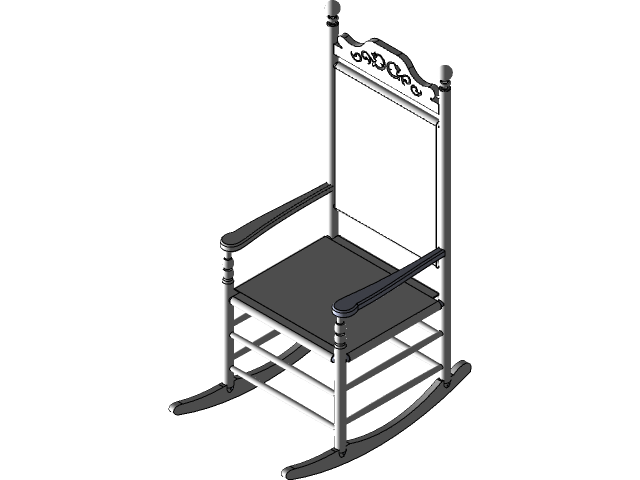 Rocking Chair Solidworks Free CAD Designs, Files & 3D Models | The GrabCAD Community Library