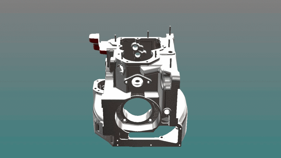 Main Block Gear Box - Gravity Casting