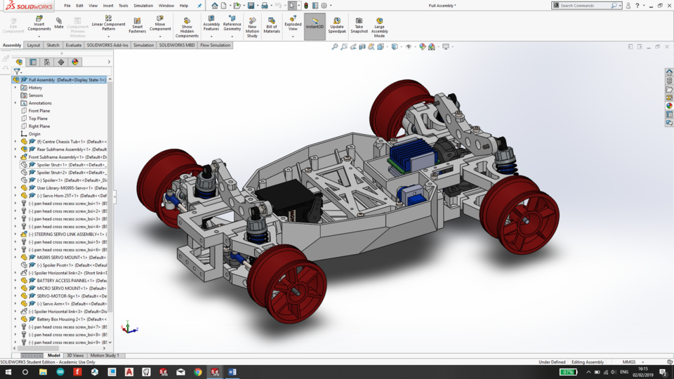 3D Printable RC Car