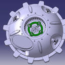Steampunk Orb Compass Puzzle