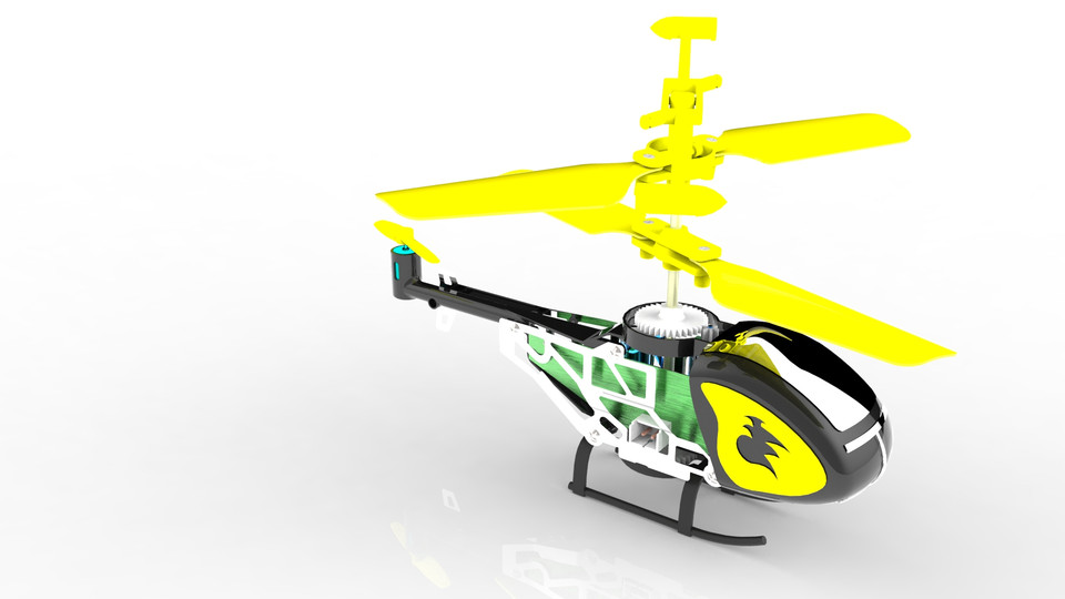 Nikko Spy Helicopter | 3D CAD Model 
