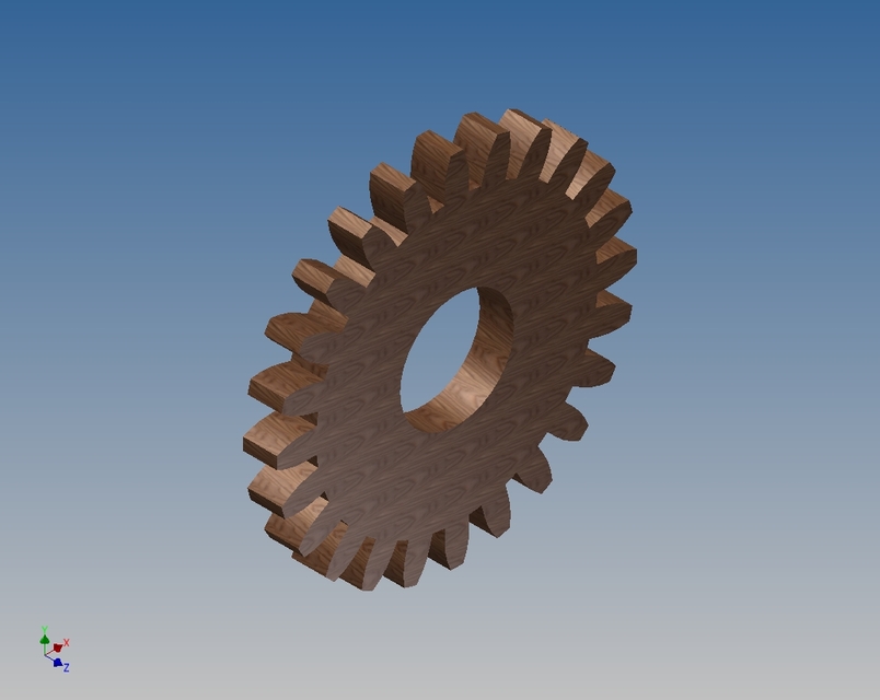 Spur Gear 3D CAD Model Library GrabCAD