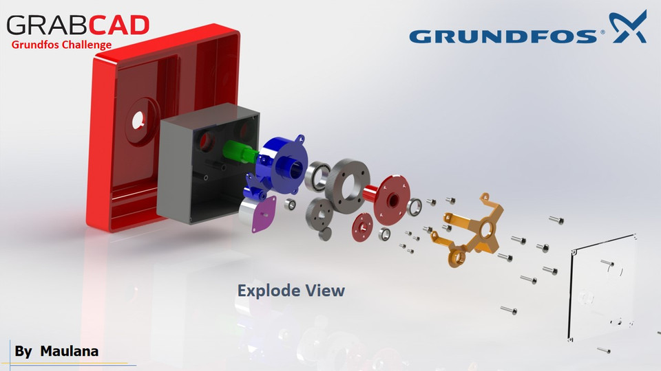 Grundfos Challenge | 3D CAD Model Library | GrabCAD