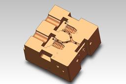 Ejector side mold base for Hose Coupling