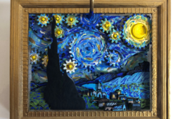 The Starry Night Redesigned - With Moving Parts!