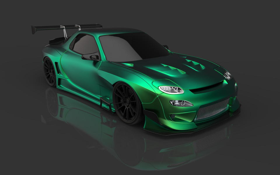 MAZDA RX-7 FD | 3D CAD Model Library | GrabCAD MAZDA RX-7 FD | 3D CAD Model Library | GrabCAD