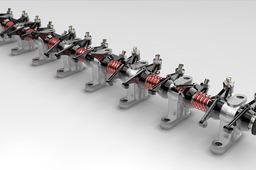  ROCKER SHAFT ASSEMBLY FROM 1937 BUICK STRAIGHT 8