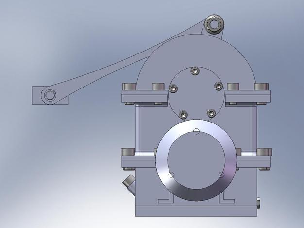 Speed reducer with crank-connecting rod mechanism