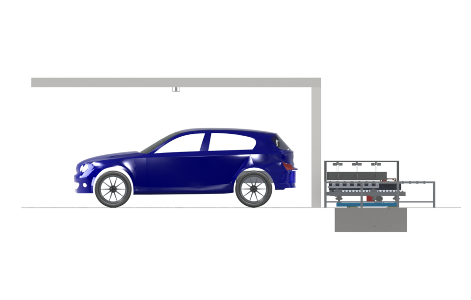 Fast Battery Exchange Mechanism for an EV 3D CAD Model Library GrabCAD