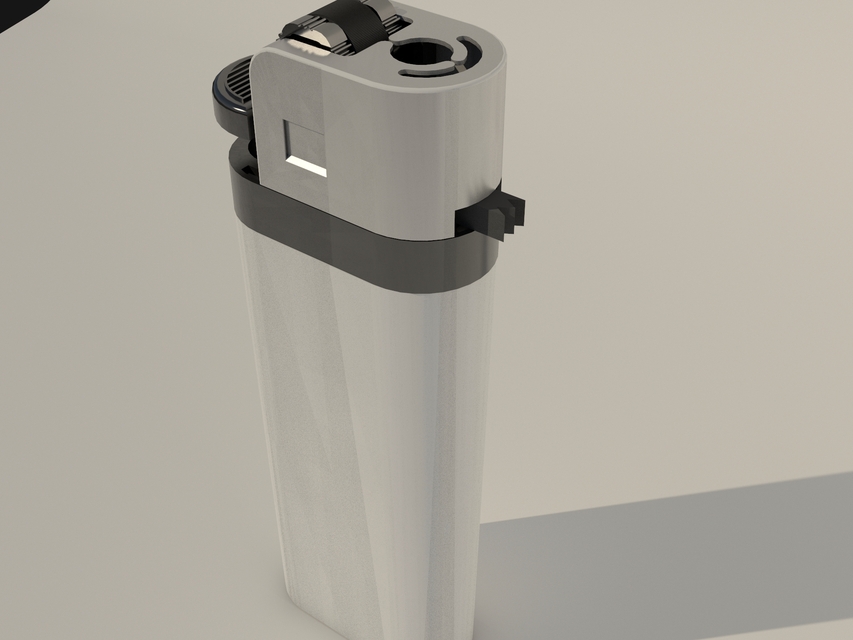 Lighter 3D CAD Model Library GrabCAD