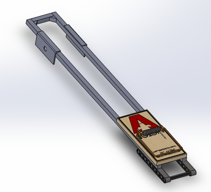 Mousetrap Car Chassis 3D CAD Model Library GrabCAD