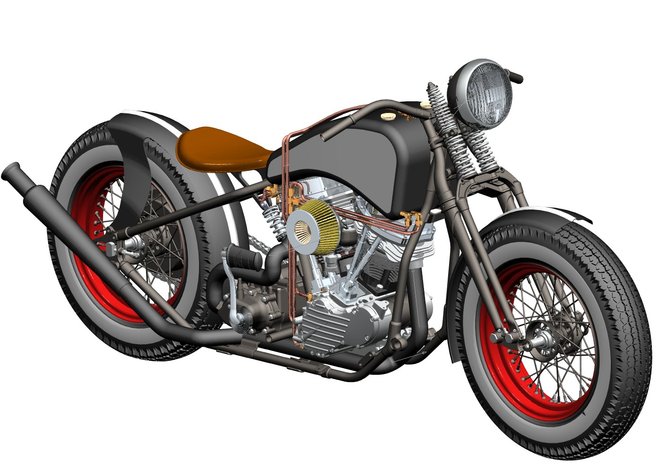 PanHead Bobber Design Study