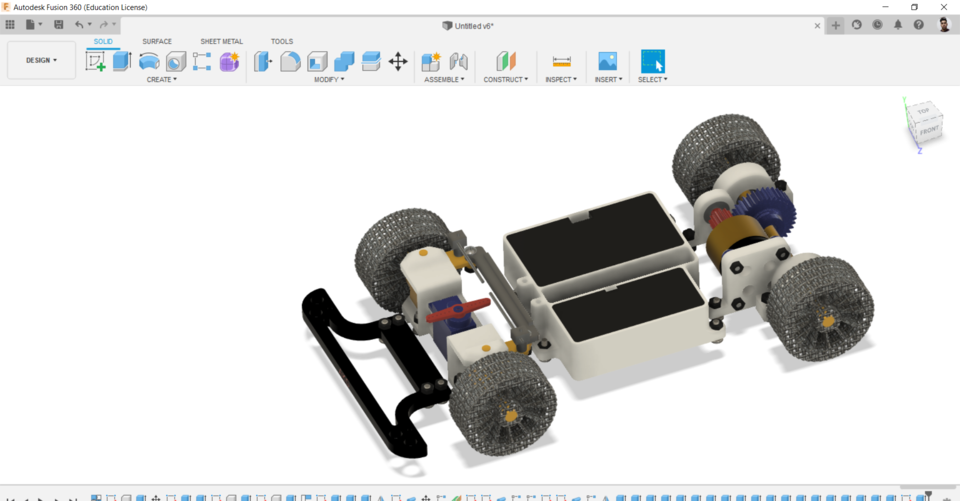 Making An ESP32 RC Car! Fusion 360 Car Design