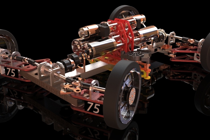 Ackermann Steering Drivetrain