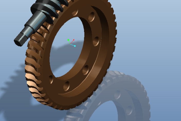 worm gear - Pro/Engineer Wildfire, Rhino, Other - 3D CAD model - GrabCAD