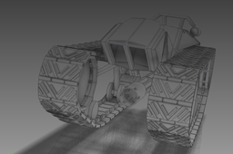 tracked vehicle with movable tracks system