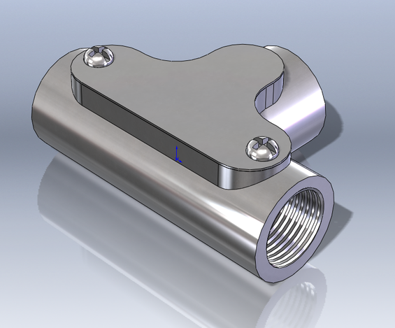 Tee-conduit 1"