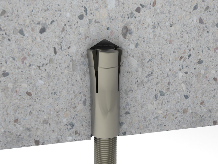 Drop in anchor M10 3D CAD Model Library GrabCAD