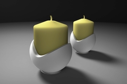 Candle Holder Spherical *Figulo