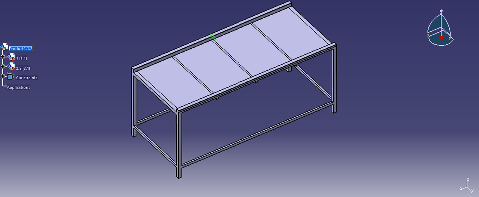 work table 1*2m