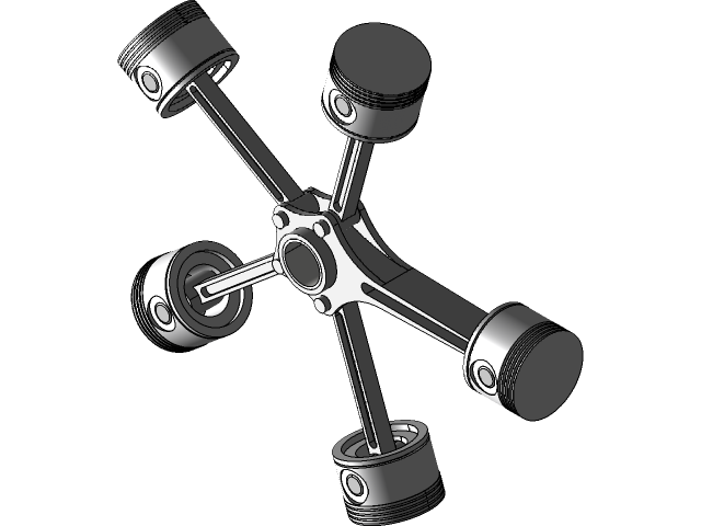 Radial Engine Assembly