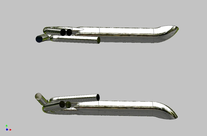 Trike EXHAUST PIPE
