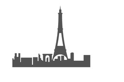 Paris city remote control stand