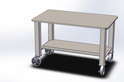 Rolling Work/Weld Table
