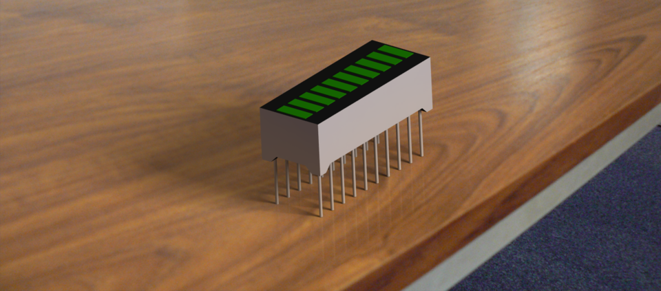 10 segment linear display