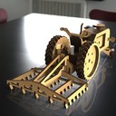 Tractor with tools