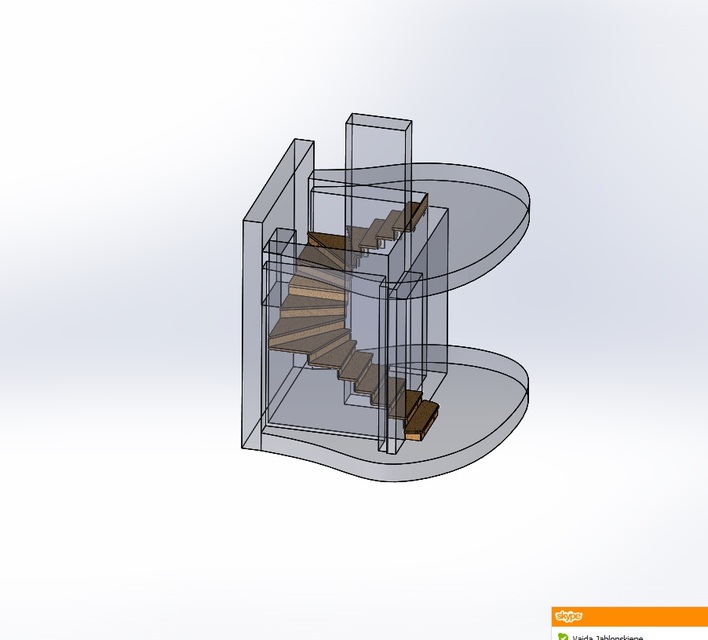 Corner staircase