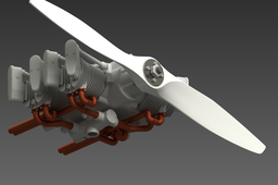 4-Cycle Boxer Engine