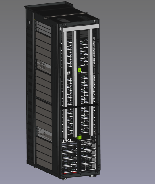 Wooden Server Rack 575x850x24HE 3D CAD Model Library GrabCAD