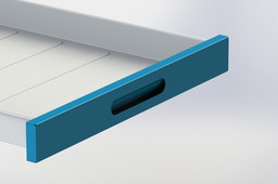 Cleveron parcel delivery drawer opening alternative