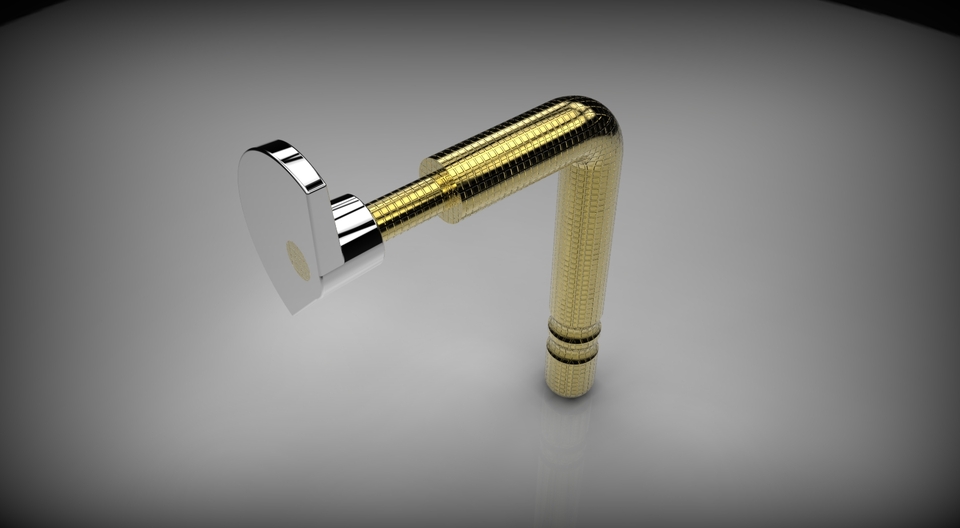 handle 01 3D CAD Model Library GrabCAD