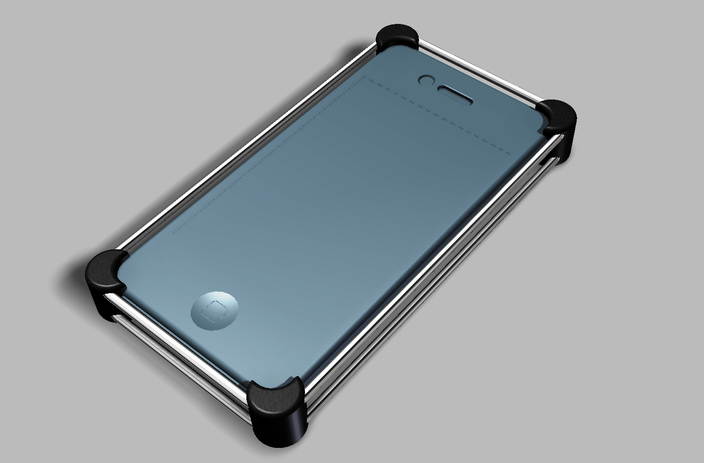 Ruggedized Protector Outfit for iPhone_4G